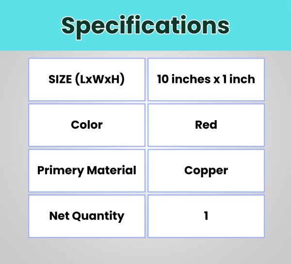 Copper Metal Rod