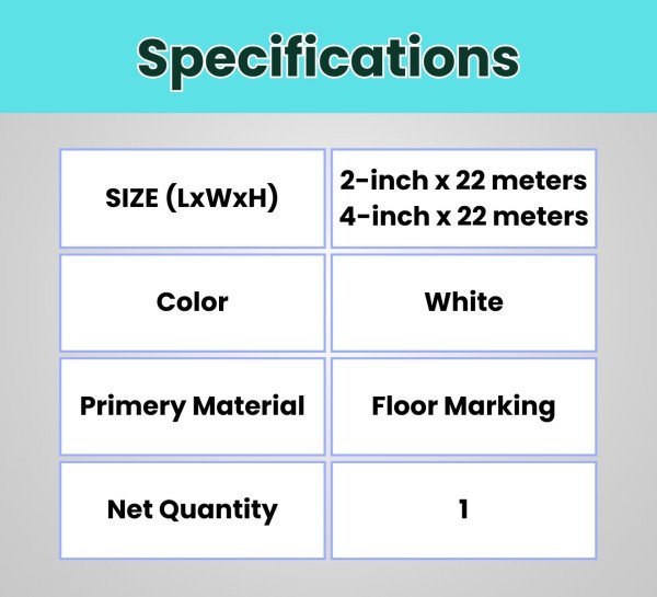 White Tape (Floor Marking)
