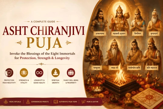 Asht Chiranjivi Puja: An Important Vedic Ritual for Blessings, Protection, and Long Life