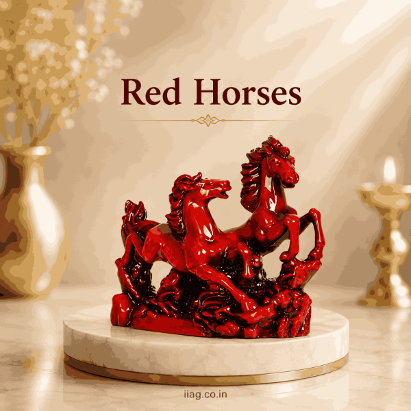 Red Horses (Pair of 2 Horse)
