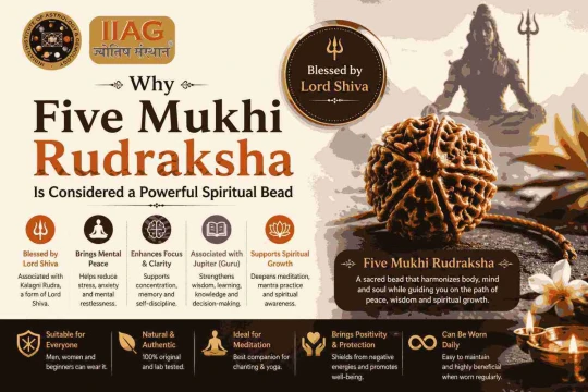 Why Five Mukhi Rudraksha Is Considered a Powerful Spiritual Bead