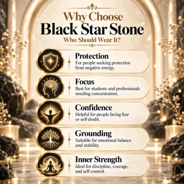 Black Star Gemstone